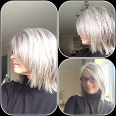 Gray Hair Spray, Grey Hair Colour, Granny Hair, Grey White Hair, Going Grey, Hair Silver, Gray Hair Growing Out