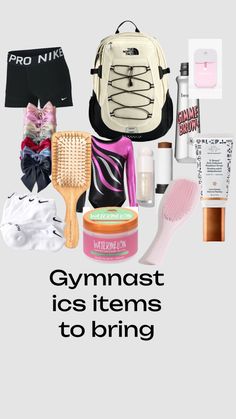 the words gym must items to bring