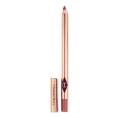 Pillow Talk Medium Lip Cheat Lip Liner - Charlotte Tilbury | Ulta Beauty Charlotte Tilbury Pillowtalk Lip Liner, Pillow Talk Medium, Manifestation List, Birthday 25, Makeup Beauty Room, Tarte Lip, Grape Water, Makeup Lip Liner, Ulta Beauty Makeup