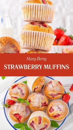 Mary Berry Strawberry Muffins Strawberry Muffin, British Food Traditional, Ideas Cocina, Food Traditional, Muffins Recipes