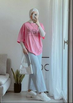 Egirl Hijab, China Outfit, Hijabi Fashion Summer, Hijab Outfit Summer, Hijab Fashion Summer, Theatrical Romantic, Modest Casual Outfits