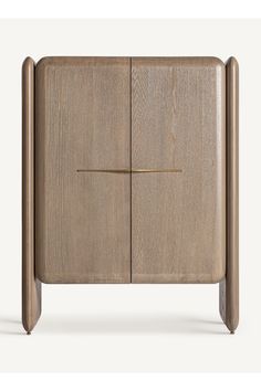 Oak 2-Door Cabinet | Vical Home Ussel | Oroa.com Freestanding Cabinet, Framed Plants, Cabinets Shelves, Neon Printing, Wine Rack Wall, Live In Style, China Cabinets, Side Table With Storage, Bookcase Storage