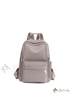 Bird in Bag - Minimalist Functional Backpack Casual Solid Color Backpack For On-the-go, Solid Color Backpack With Zipper Pocket, Solid Everyday Portable Backpack, Daily Use Solid Color Softback Backpack, Portable Solid Backpack For Everyday Use, Portable Backpack For Everyday Use, Functional Backpack, Bird In Bag, Color Khaki