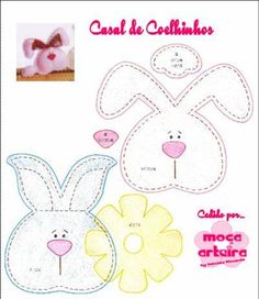 an easter bunny cut out from paper with the words craft de cultmots on it