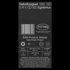 the label for an effinn product