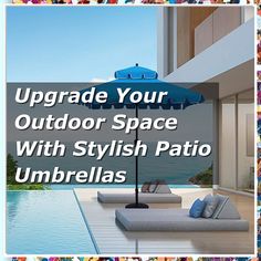 Transform your outdoor space with our stylish patio umbrellas. From vibrant colors to sleek designs, our selection of patio umbrellas will elevate your patio decor. Shop now and upgrade your outdoor living area with the perfect shade solution. Outdoor Living Areas, Decor Shop, Outdoor Settings