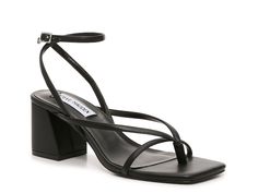 Steve Madden Ansel Sandal Hoco Shoes Short Heels Black, Shoe Ideas For Women, Black Bridesmaid Shoes, Black Short Heels, Engagement Shoes, Going Out Heels, Clubbing Shoes, Bridesmaid Heels, Short Black Heels