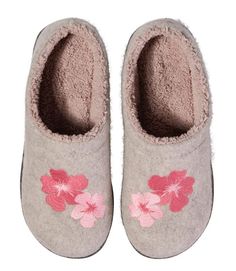 Women's Daybreak Scuffs, Motif | Slippers at L.L.Bean Super Soft Indoor Slippers For Spring, Soft Snug Slippers For Casual Wear, Soft Casual Slippers With Snug Fit, Soft Snug Casual Slippers, Cozy Super Soft Slippers For Spring, Casual Soft Snug Slippers, Wool Clogs, Nature Motifs, Fleece Socks