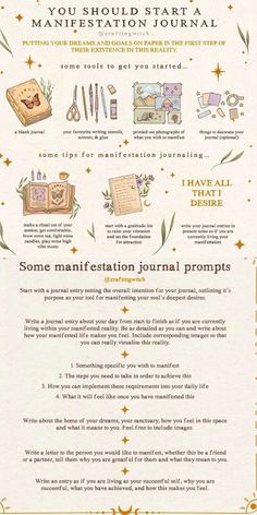 Daglig Motivation, Writing Therapy, Vie Motivation, Spiritual Manifestation, Journal Writing Prompts, Manifestation Journal