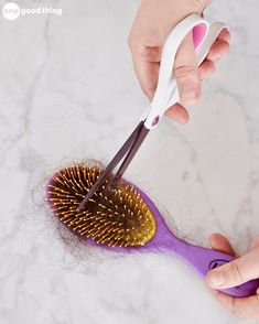 How To Clean Any Kind Of Hairbrush (And Why You Need To) · Jillee Dawn Powerwash, Diy Lotions, Natural Cleaning Solutions, Cleaning Stuff, Diy Lotion