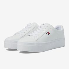 Tommy Hilfiger Platform Sneakers Size 11 New Without Box Tommy Hilfiger Sneakers For Spring, Tommy Hilfiger White Sneakers With Cushioned Footbed, White Tommy Hilfiger Sneakers With Cushioned Footbed, Tommy Hilfiger Lace-up Sneakers For Spring, Tommy Hilfiger White Cushioned Sneakers, Tommy Hilfiger Lace-up Sneakers, Casual White Tommy Hilfiger Sneakers, White Casual Tommy Hilfiger Sneakers, Tommy Hilfiger Round Toe Sneakers For Spring