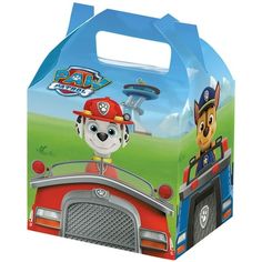 a small bag with a fireman and dog on it