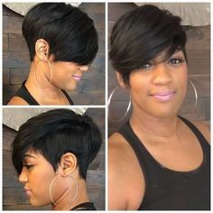 Pixie Cut Wig for Black Women Short Human Hair Wigs Short Layered Wigs with Bang, #AD, ##Bang, #Ad, #Layered, #Wigs, #Hair Short Tapered Bobs For Black Women, Mohawk Bob For Black Women, Pixie Haircut Quick Weave Black Women, One Side Shaved Hairstyles Black Hair, Short Hair Styles For Black Women 2023, Short Relaxed Hairstyles Shaved Sides, Quick Weave Hairstyles Short, Pixie Bob Haircut Black Women, Long Pixie Haircut For Black Women