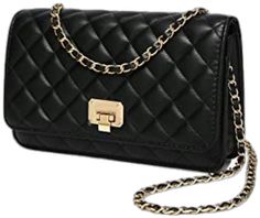 Rectangular Wallet On Chain With Gold-tone Hardware, Chic Flap Bag With Cell Phone Pocket, Black Rectangular Wallet On Chain With Mobile Phone Bag, Elegant Bag With Cell Phone Pocket, Chic Black Wallet On Chain Shoulder Bag, Formal Clutch Bag With Cell Phone Pocket, Black Wallet On Chain Clutch For Daily Use, Chic Black Phone Bag With Chain Strap, Black Wallet On Chain With Detachable Strap