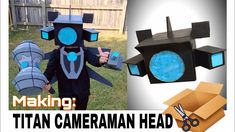 Titan Costume, Diy Cardboard Crafts, Cardboard Costume, Skibidi Toilet, Trunk Or Treat, Diy Cardboard, Gentle Parenting, Crafts Handmade, Cardboard Crafts