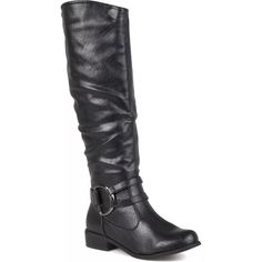 Brand New - No Box (Damaged) Take On The Season In Style With Tall Riding Boots By Journee Collection. These Fashionable Knee Boots Feature Premium Faux Leather ( Polyurethane ) Uppers That Rise To A Knee-Height. Circumference - 15.5" Faux Leather ( Polyurethane ) Upper, Man-Made Outsole Heel Height/Type - 1" Stacked Block Shaft Height - 17" Style - Inside Zip Polyurethane Top Rated Seller Fast Shipping Smoke Free Reasonable Offers Considered : Gift Athletic Holiday Luxury Ladies Woman’s Wear Su Womens Tall Boots, Wide Calf Riding Boots, Womens Riding Boots, Black Riding Boots, Tall Riding Boots, Wide Calf Boots, Block Heel Boots, Comfortable Boots, Leather Riding Boots