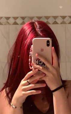 Wine Hair, Red Hair Inspo, Dyed Red Hair, Dark Red Hair, Extensions Hair, Girls With Red Hair, Dye My Hair, Hair Dye Colors