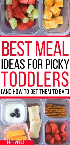 the best meal ideas for picky toddlers and how to get them to eat