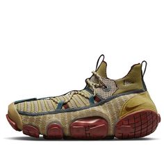 Nike ISPA Link 'Barley Desert Moss' CN2269-700 (SNKR/Casual/Unisex/Low Top/Recyclable Materials) Nike Ispa, Yeezy Boots, Nike Models, Slipper Shoes, Nike Sb, New Nike, Stylish Sneakers, Barley, Nike Jordan