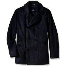 Nautica Men's Big & Tall Wool Peacoat, Black, 4X Size: 6X.  Color: Blue.  Gender: male.  Age Group: adult. Peacoat Men, Lambskin Leather Jacket, Women Overcoat, Winter Outfits Men, Wool Peacoat, Men's Coats & Jackets, Mens Fleece, Winter Coats Jackets, Mens Big And Tall