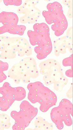 an abstract pink and white background with lots of dots