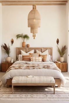 Looking for bohemian inspiration to decorate your spaceHere are 20boho bedroom ideas to bring free-spirited flair to your sanctuary. Boho Bedroom Decor Ideas, Cozy Living Spaces, Eclectic Bedroom, Bohemian Bedroom Decor, Inspire Me Home Decor, Boho Bedroom Decor, Bedroom Decor Ideas, Bedroom Boho, Bedroom Aesthetic