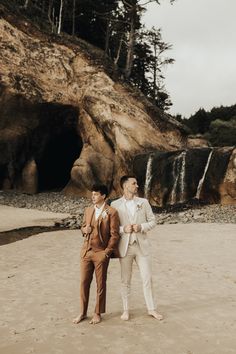 Dreamy boho west coast gay elopement at Hug Point State Park in the gorgeous state of Oregon. Modern Wedding Stationery, Living In Colorado