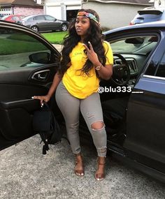 ⚠️ATTENTION:Pinterest: @blu333___ Add sc: just.blu333 YouTube: Blue' s with blu333 TUMBLER: justblu333 ⚠️INSTAGRAM:Flex.Bed.Baddies #issalook #mystyle #flasheystyles #fashion #lookbook #2018 #blu333___ #highschooloutfit #fistdayofschooloutfit #youtubeblue'swithblu333 Swag Outfits, Black Beauty, Looks Style, Outfits Casuales, Casual Fits, Everyday Outfits, Plus Size Fashion, Plus Size Outfits