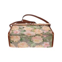 Nanny Rose Fairy Cottagecore retro Waterproof Canvas Satchel Bag Type: Waterproof Canvas, 10.63"(L) x 4.13"(W) x 7.87"(H), Brown Vegan Leather Strap 18.94 Oz. Made from high-grade waterproof canvas, durable, water-resistant. Can be used as a nice laptop iPad storage bag, business briefcase, college school bag, leisure travel tote bag, crossbody messenger bag, card wallet case, etc. Two interior pockets for small items one zipper pocket. Removable and adjustable shoulder strap. The shoulder strap Vintage Box Bag For Daily Use With Large Capacity, Vintage Pink Rectangular Shoulder Bag, Vintage Travel Box Bag With Large Capacity, Vintage Large Capacity Box Bag For Travel, Vintage Pink School Bag, Pink Vintage School Bag, Vintage Large Capacity Rectangular Box Bag, Retro Box Bag With Removable Pouch, Retro Pink Shoulder Bag As Gift