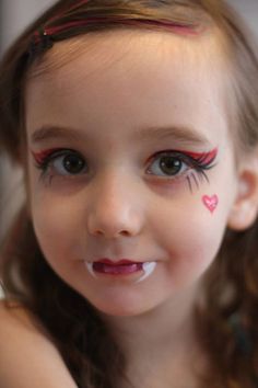 Nadine's Dreams Face Painting - Photo Gallery More · Vampire Costume ... Vampire Face Paint, Vampire Costume Kids, Vampire Costume Diy, Cute Halloween Drawings, Halloweenský Makeup, Painting Face, Vampire Makeup, Cute Halloween Makeup