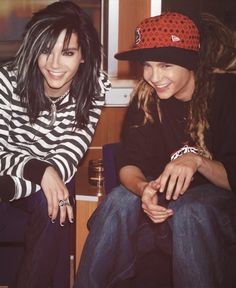 two young women sitting next to each other