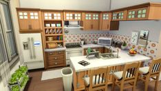 Sims Kitchen, Sims Room, Shitake Mushrooms, House Interior Design Styles