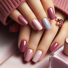 Nails August 2024, Subtle Nails, Simple Gel Nails, Blush Nails, Pretty Nail Art Designs, Makijaż Smokey Eye, Nail Idea, Pretty Nail Art