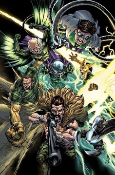 Sinister 6, The Sinister Six, Kraven The Hunter, Marvel Villains, Marvel Comic Universe, Comic Collection