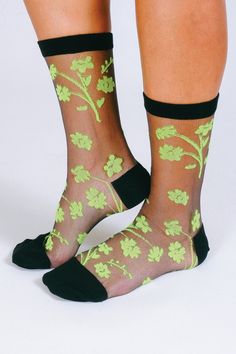 The Petal sheer ankle features a bold neon floral design perfect for adding a pop of color. A lightweight ankle-length sock with a reinforced toe and heel. SizeOne Size Fits Most, W 7-10 Design+ 200 Needle+ Ankle+ Reinforced toe & heel+ Seamless toe+ Premium Japanese Nylon Content + Care+ Premium Combed Cotton+ Wash Cold/Dry Low+ Imported Black Mesh Socks For Summer, Trendy Multicolor Socks For Spring, Sheer Socks For Party In Summer, Sheer Socks For Summer Parties, Spring Black Mesh Socks, Black Mesh Socks For Spring, Fitted Sheer Summer Socks, Black Spring Party Socks, Black Party Socks For Spring