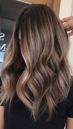 Latest Hair Color, Brunette Hair With Highlights, Brown Hair With Blonde Highlights, Dye Colors, Hairless Cat, Balayage Brunette, Brown Hair With Highlights