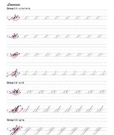 handwriting practice worksheet with cursive writing