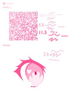 the qr code for an anime character