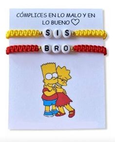 Brother And Sister Bracelets, Ideas Pulseras, Sis Bro, Yarn Bracelets, Bracelets Handmade Diy