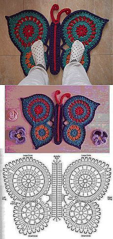 crochet patterns for butterfly wings and shoes