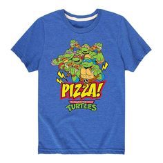 Update your little one's casual wardrobe with this Boys 8-20 TMNT Pizza Graphic Tee. Update your little one's casual wardrobe with this Boys 8-20 TMNT Pizza Graphic Tee. Crewneck Short sleevesFABRIC & CARE Solid colors: cotton Heather colors: cotton, polyester Machine wash Imported Size: Small. Color: Blue. Gender: male. Age Group: kids. Tmnt Pizza, Tmnt Kids, Pizza Graphic, Pizza Tee, Teenage Ninja Turtles, Teenage Ninja, Communion Party, Kids Tshirt, Favorite Cartoon Character