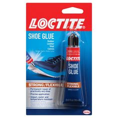 the shoe glue is packaged in a package