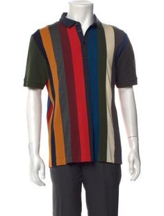 Raf Simons x Fred Perry Multicolor Polo ShirtGreyStripedShort Sleeve with CollarButton ClosureFit:Polos by Raf Simons x Fred Perry typically fit true to size. Striped Short Sleeve Polo Shirt For Summer, Striped Relaxed Fit Short Sleeve Polo Shirt, Multicolor Summer Polo Shirt, Casual Multicolor Polo Collar Shirt, Fitted Multicolor Polo Shirt, Gray Short Sleeve Polo Shirt For Summer, Fitted Multicolor Polo Collar Shirt, Striped Polo Shirt, Raf Simons