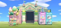 an animated image of a small toy store