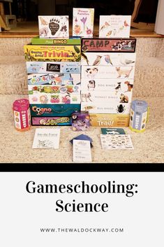 gameschooling science with the title overlay