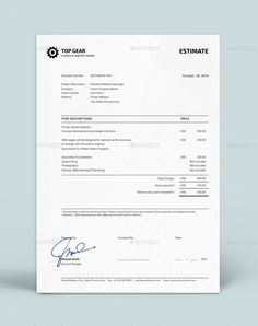 an invoice form with blue ink on the front and bottom, is shown