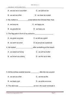 an english worksheet with the words and phrases for children to use in their class