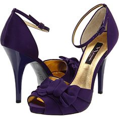 My shoes! Purple Heels, Exclusive Shoes, Purple Shoes, Colorful Shoes, Bride Shoes, Crazy Shoes, Ankle Straps, Free Clothes, Christian Louboutin Pumps