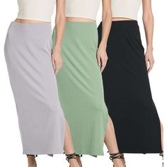 Key Features: Alluring Slit Design: Each Pencil skirt features Nagris slits on both sides, adding a bold and seductive touch to your ensemble. Whether you're walking down the street or hitting the dance floor, these slits showcase your legs while maintaining an air of sophistication. Flattering Bodycon Fit: Say hello to the perfect silhouette with our high-waisted, women's fitted bodycon skirts. The snug fit accentuates your curves, while the pencil side design offers a chic and streamlined look Long Pencil Skirt, Walking Down The Street, High Waisted Maxi Skirt, Side Design, Fall Fabric, Body Con Skirt, Unique Outfits, The Dance, Dance Floor