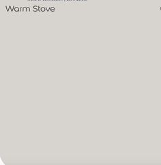 an iphone screen with the words warm stove on it